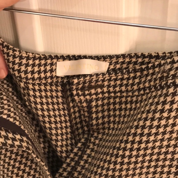 VALENTINO houndstooth wideleg pants - Picture 3 of 5
